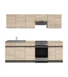 Modular kitchen JUNONA LINE 230 ZBL, wenge / sonoma oak order